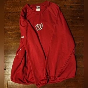 Washington Nationals Men's sz 2XL Warm Up Pullover Jacket
